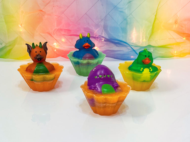 Soap with Animal (Real & Mythical) Duck Toys