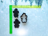 3 Piece Christmas Bath Bomb Molds