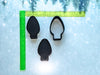 3 Piece Christmas Bath Bomb Molds