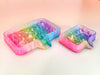Glitter Rainbow Soap Dish